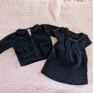 Fall dress and sweater